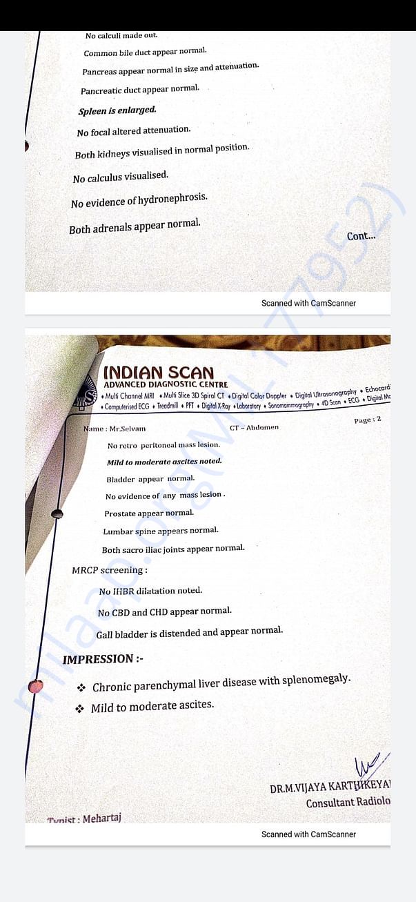 Scan report