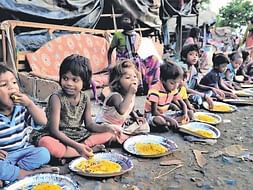 Help poor human for food