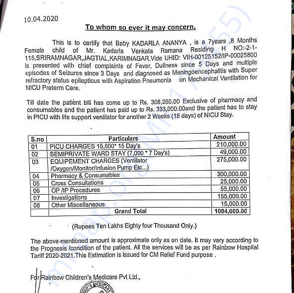Medical Bill