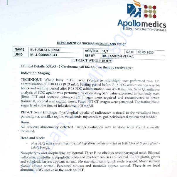 Medical Report