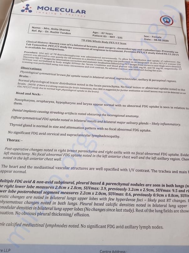 Medical Report