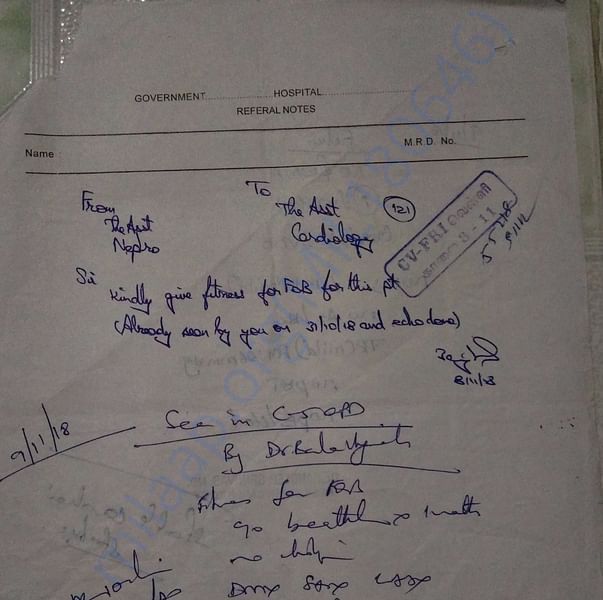 Medical Report