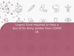 Urgent Fund required to Help a Son of Ex Army soldier from COVID 19.