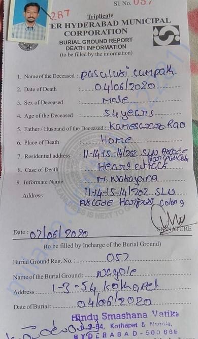 Death Certificate