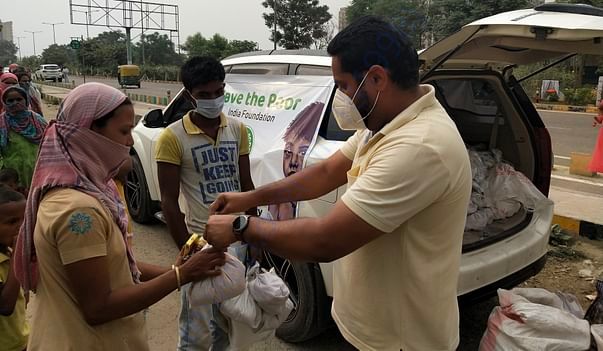 Distribution of Ration, Vegetables, Hygiene Kit & other Essentials.