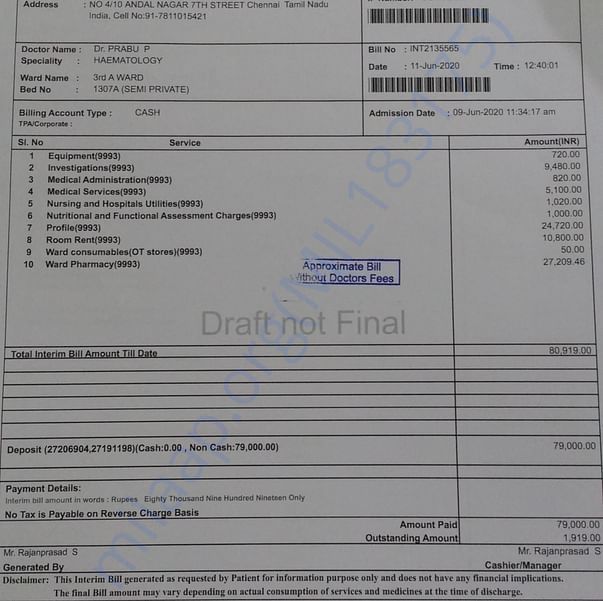 Medical Bill
