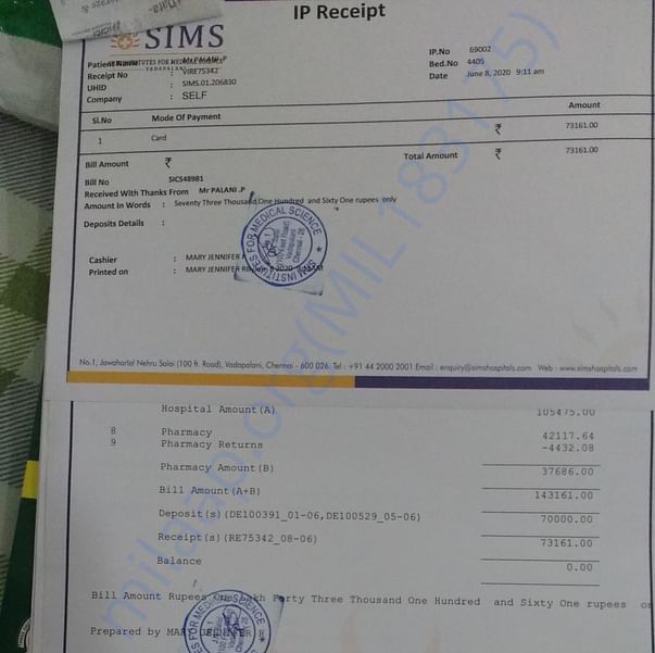 Medical Bill