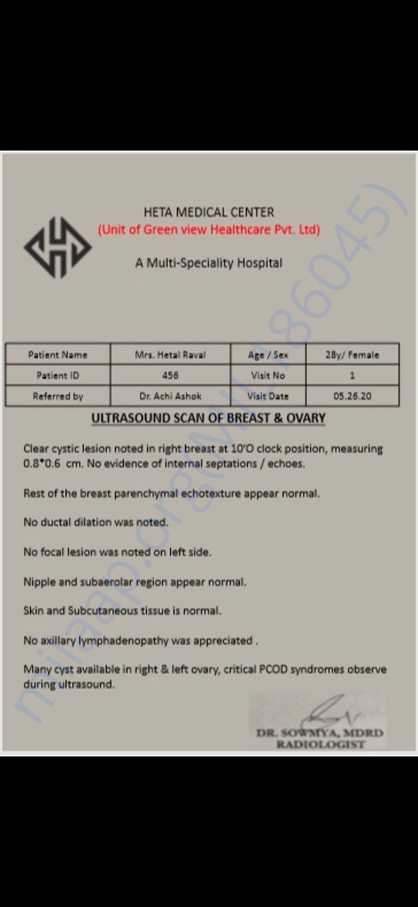 Medical report