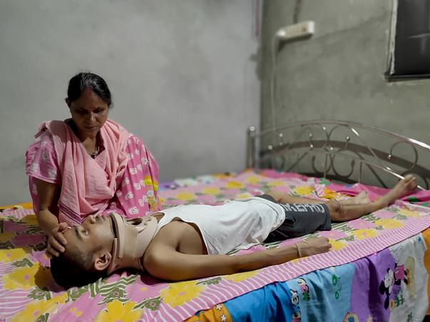 25 years Old Pranjal Baishya Needs Your Help Fight Accident Injuries, (Multiple Injuries)