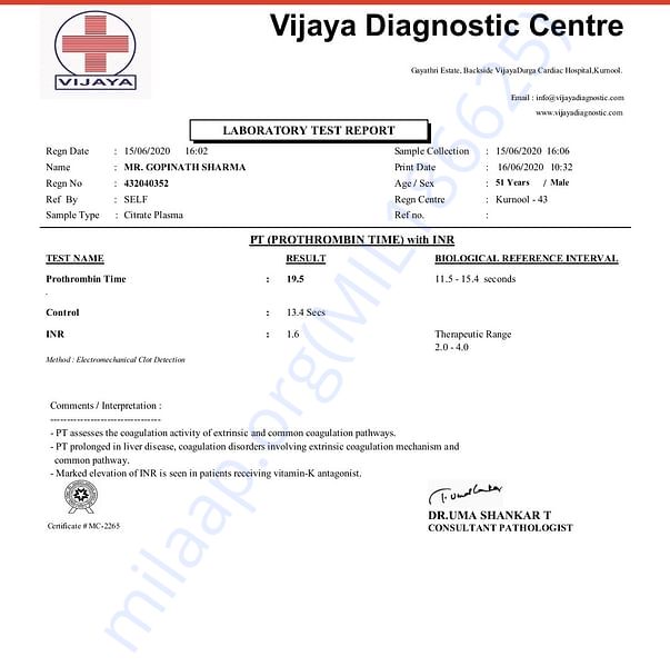 Medical Report