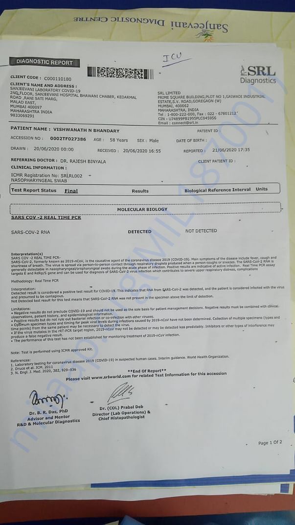 Covid19 Report File