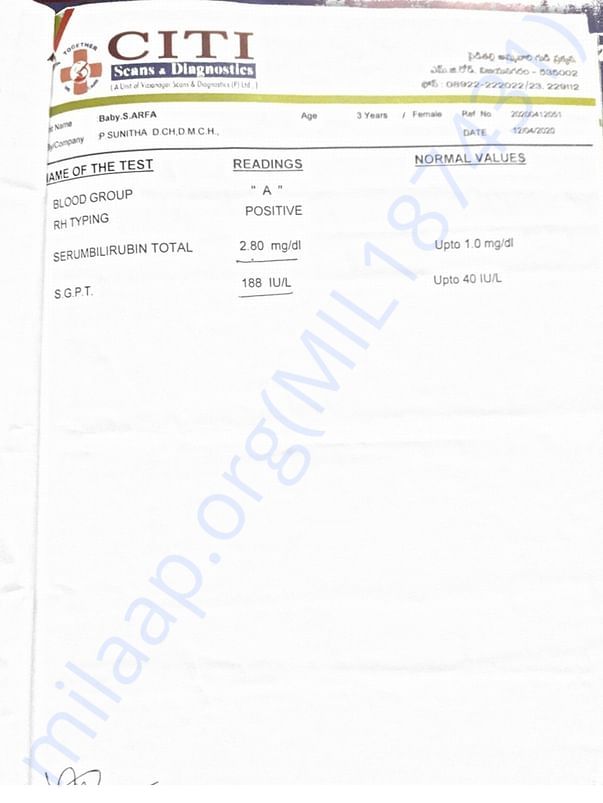 Mohammad Arfha Medical reports.