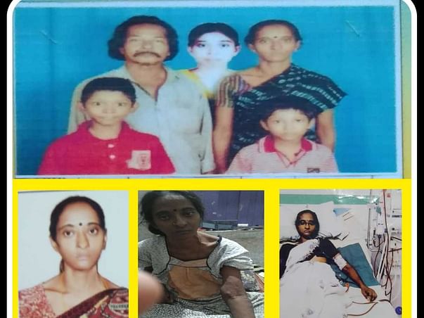 Help Allapati Venkata Padma fights with both kidney failure