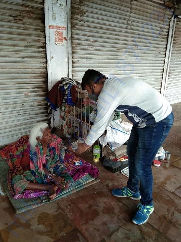 Vegetable Biryani delivered to migrant workers