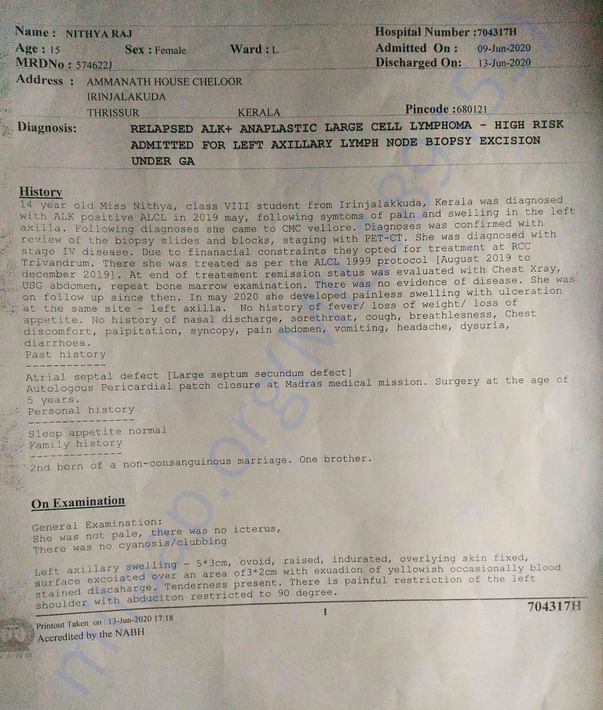 Summary from CMC Vellore