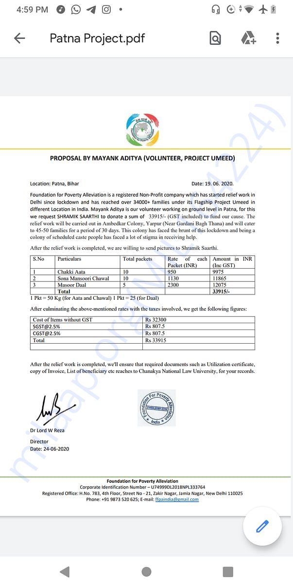 Association proof