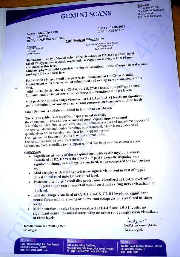 Medical report