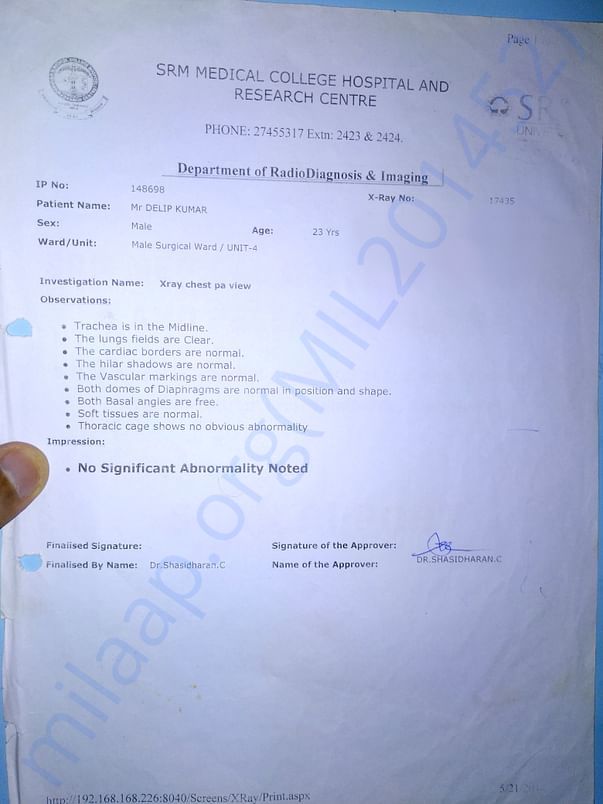 Medical report