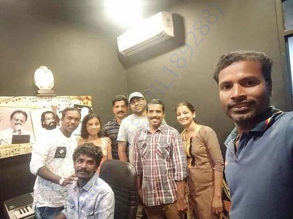 In studio
