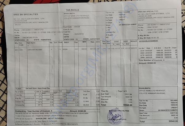 Bill for injection