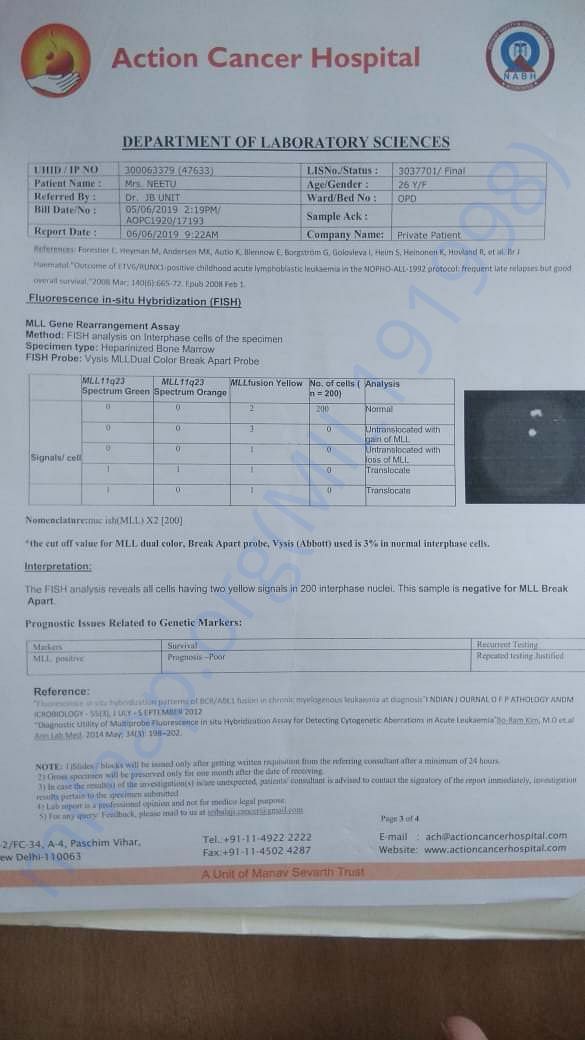 Medical report