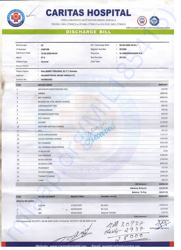Medical Bill