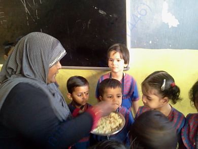 distribution of food