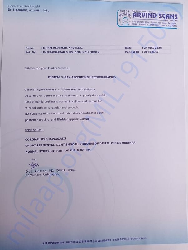 Medical report