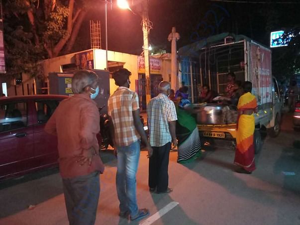 Distribution of cooked meal during covid19