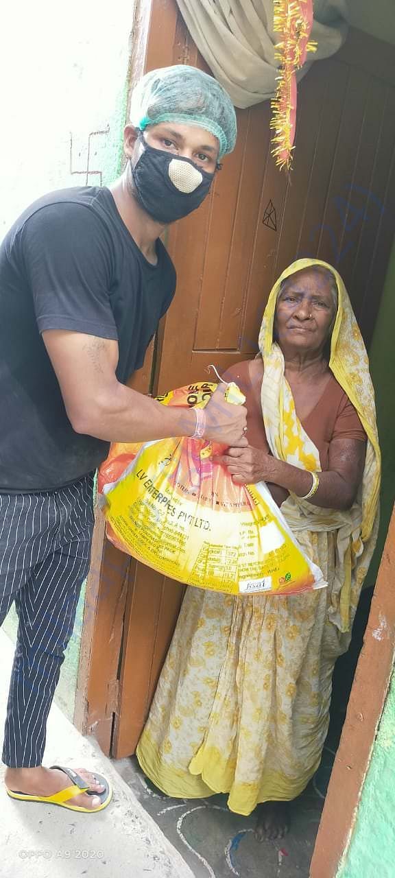 Helping old aged ladies on priority