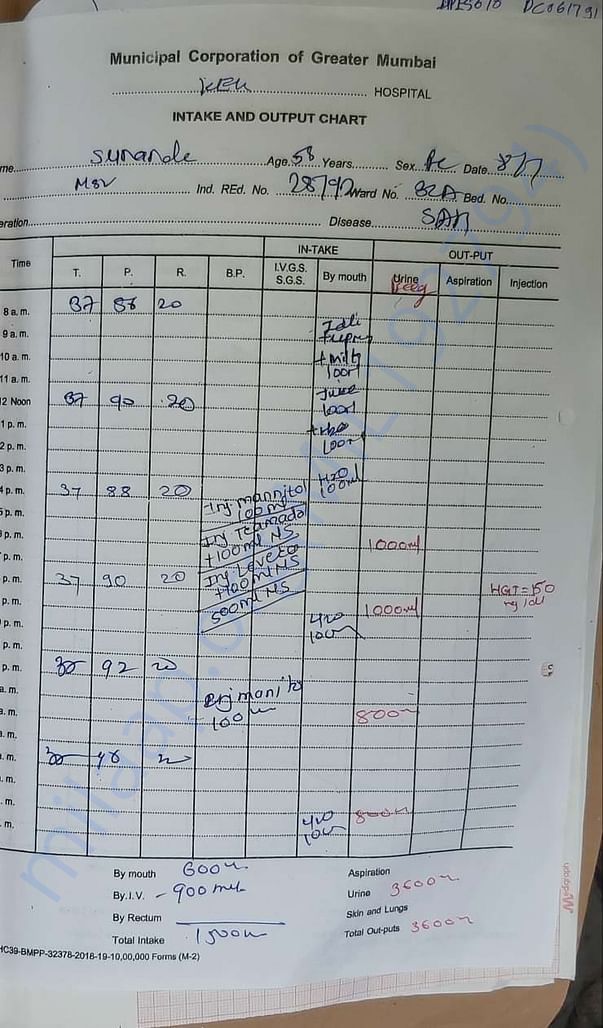 Medical report