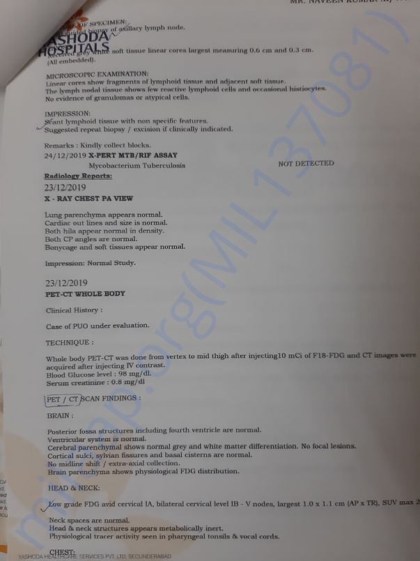 Medical reports