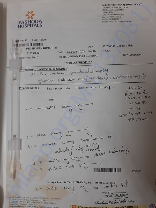 Doctor prescription