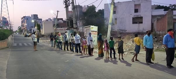 Providing food to needy people