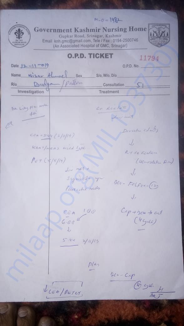 Medical report