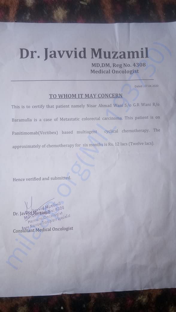 Medical report