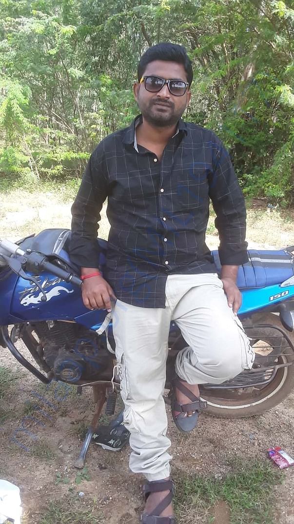 His photo before accident