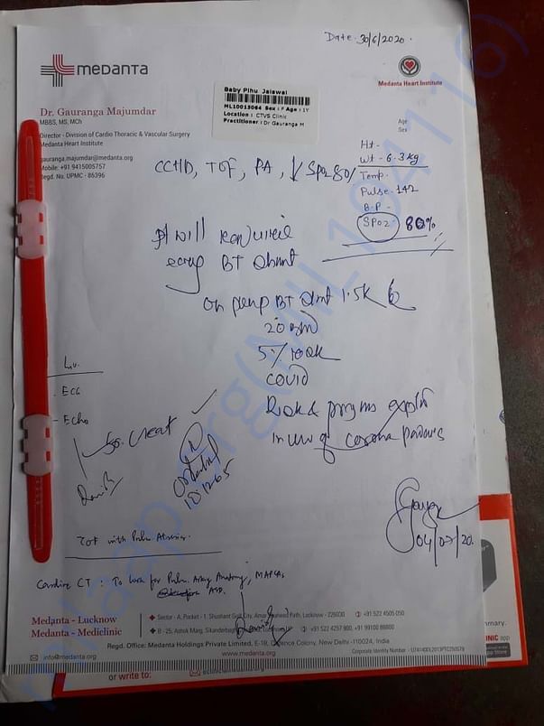 Dr. Gaurang Majumdar Prescription