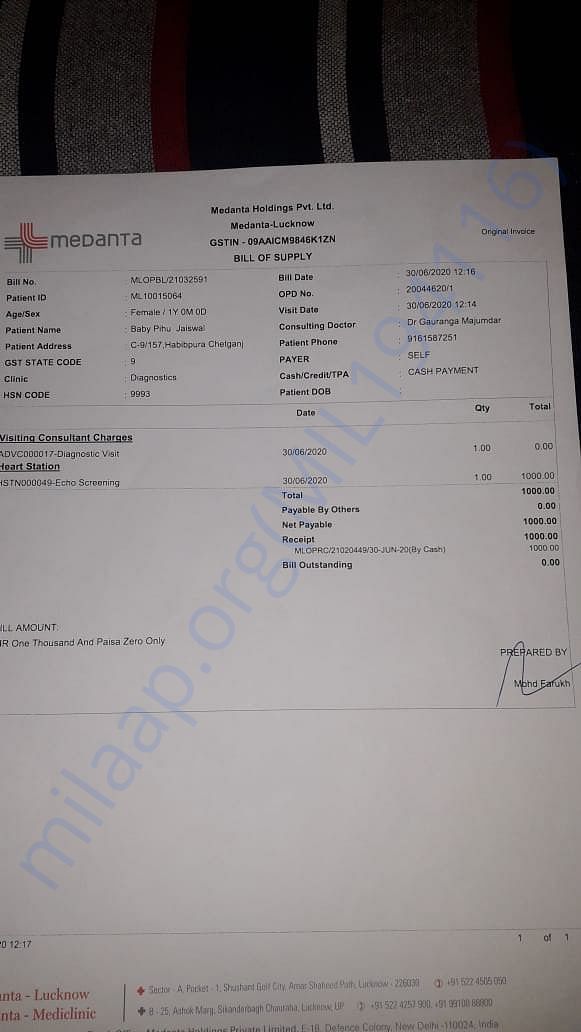 Medanta Pay Slip