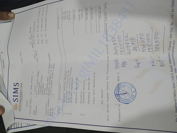 Medical bills