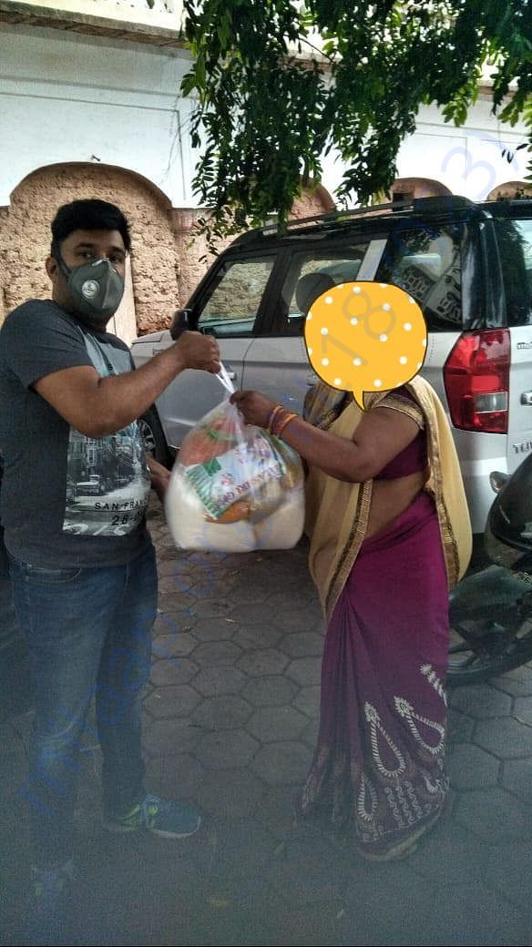 Ration Kits delivered to daily wager