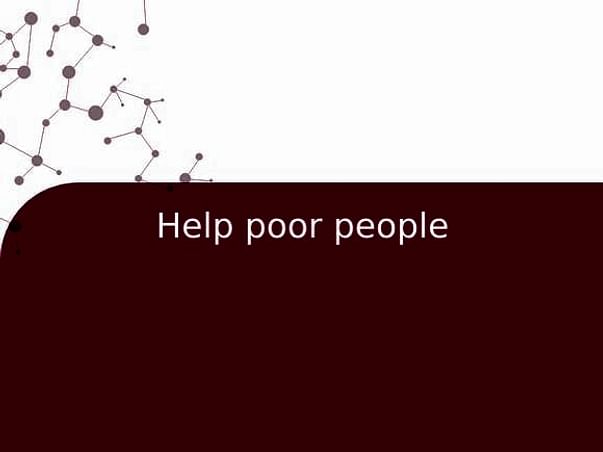 Help poor people