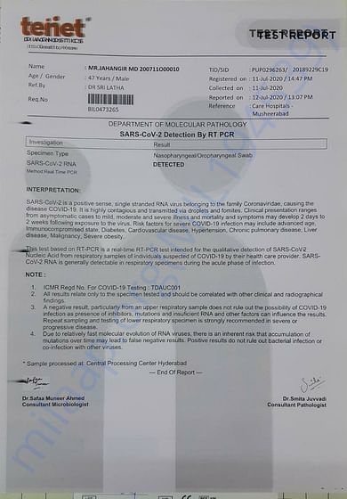 COVID-19 Report
