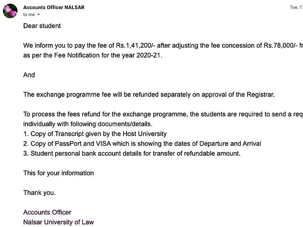 Academic Fees 2020-21 for a Student greatly affected by the Pandemic