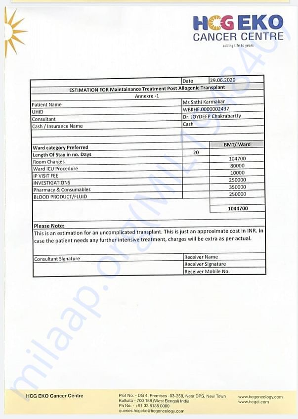 Treatment Estimate