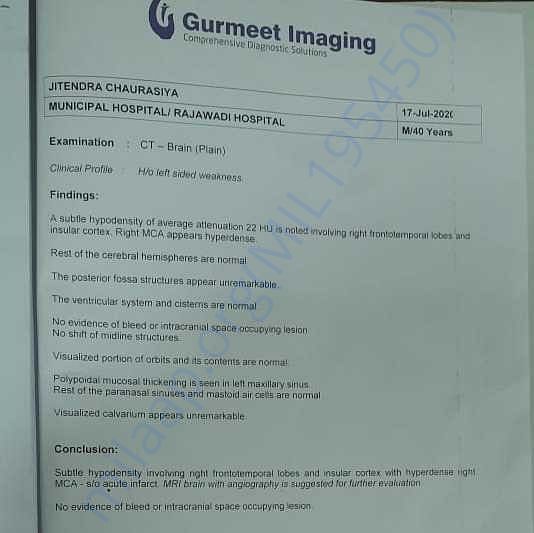 Medical Report