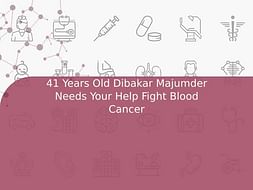 41 Years Old Dibakar Majumder Needs Your Help Fight Blood Cancer
