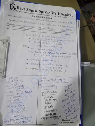 Case sheet