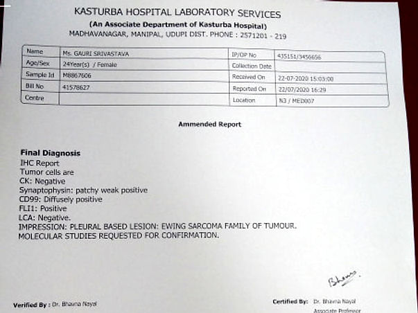 Young gauri is Fighting against fast spreading cancer.please help