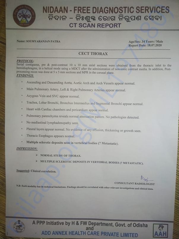 CT Scan Report 2